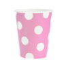 Papirnate čase Dots 270ml Žuta