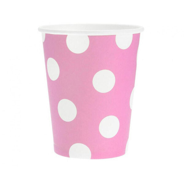 Papirnate čase Dots 270ml Žuta