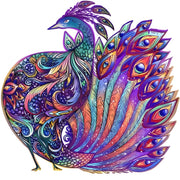 Drvene puzzle - Peafowl / M KP22007