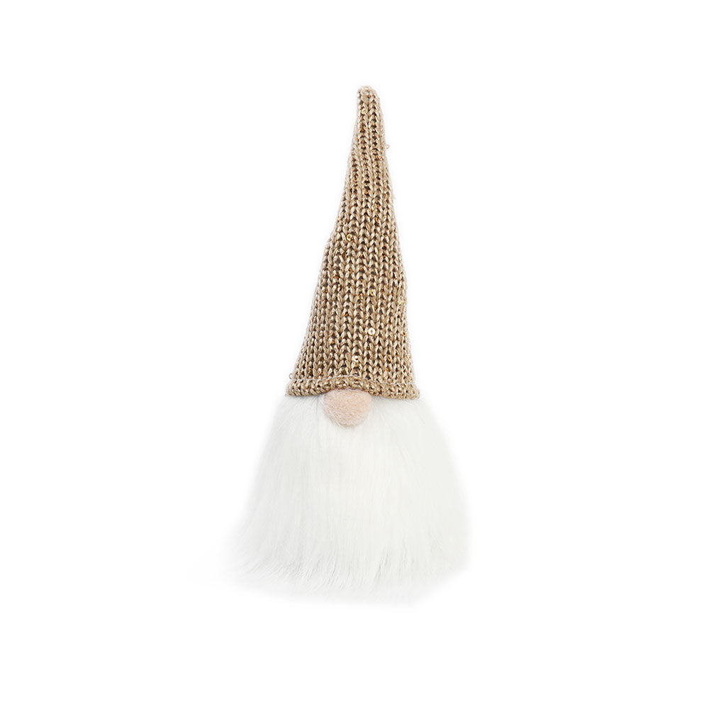 Krpeni Djed Gold – božićni ukras 20 cm