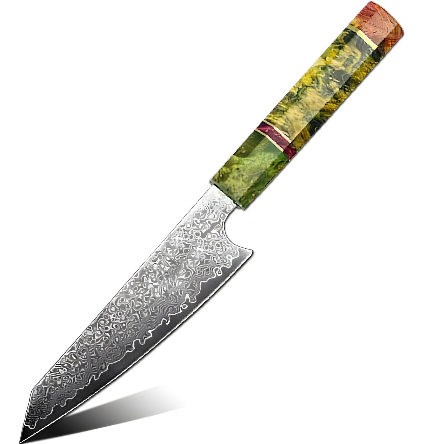 Damaskasti kuhinjski nož YO-37565 - Petty / Višebojni KP37565