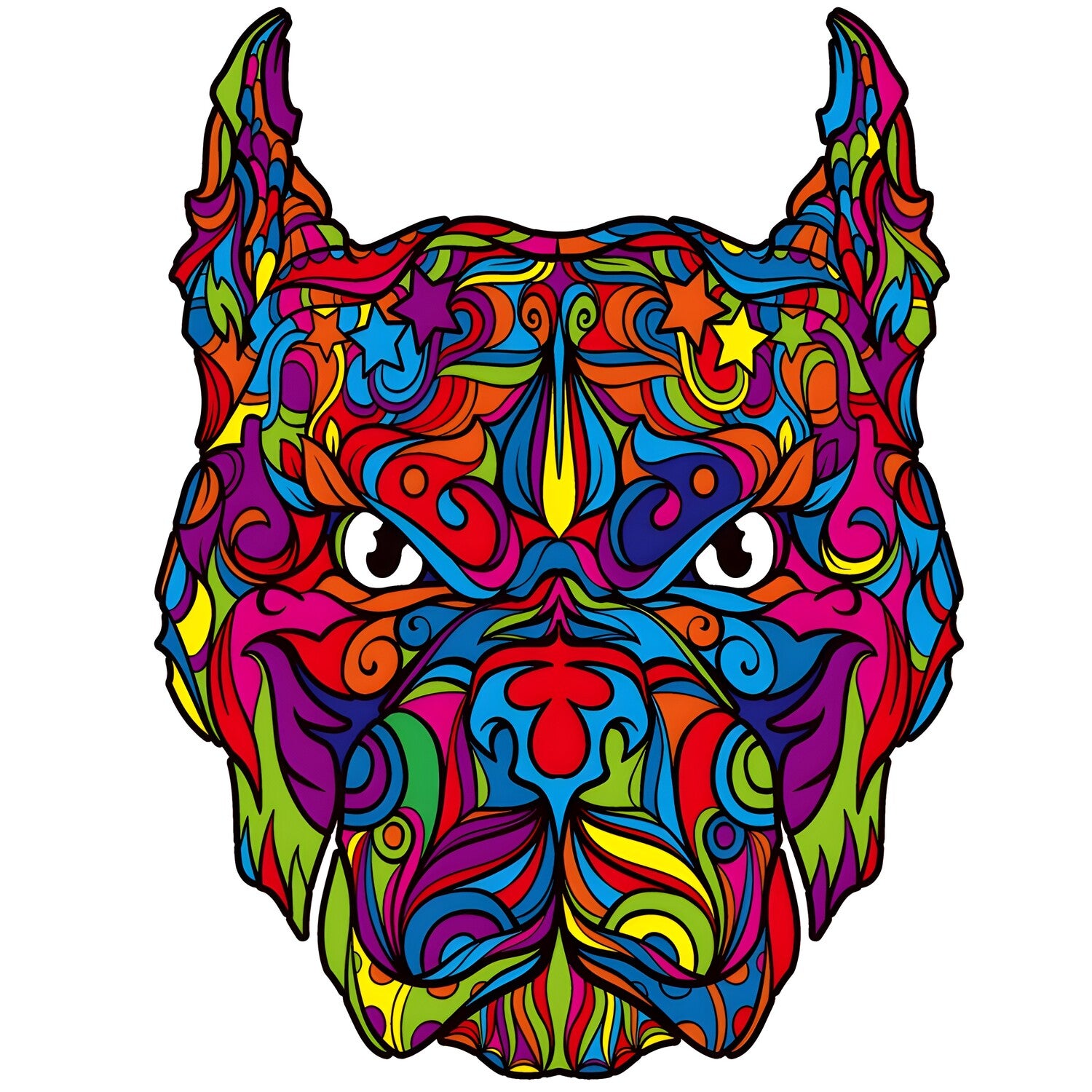 Drvene puzzle - Pitbull / S KP21942
