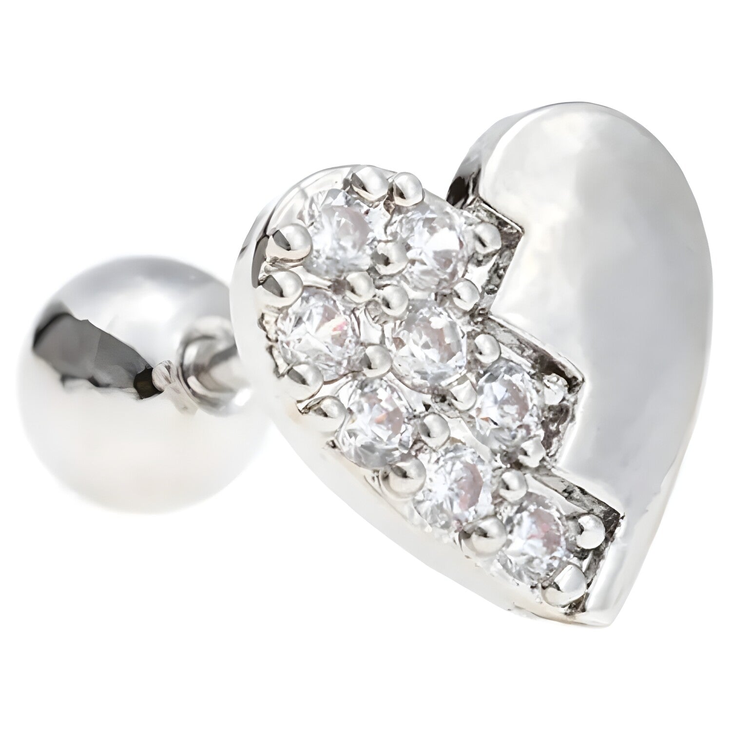 Piercing naušnica HE-23589 - Srebrna KP23589