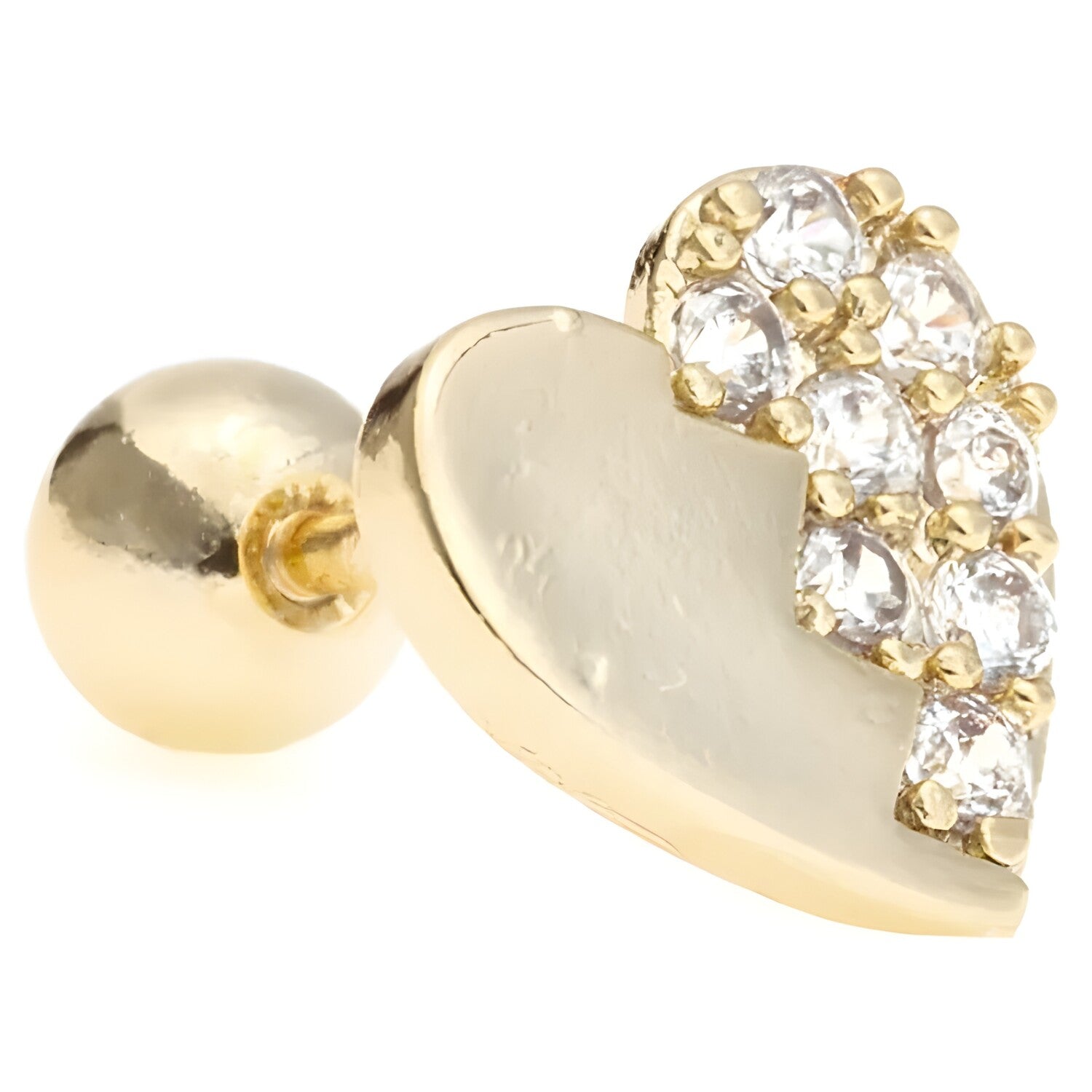 Piercing naušnica HE-23588 - Zlatna KP23588