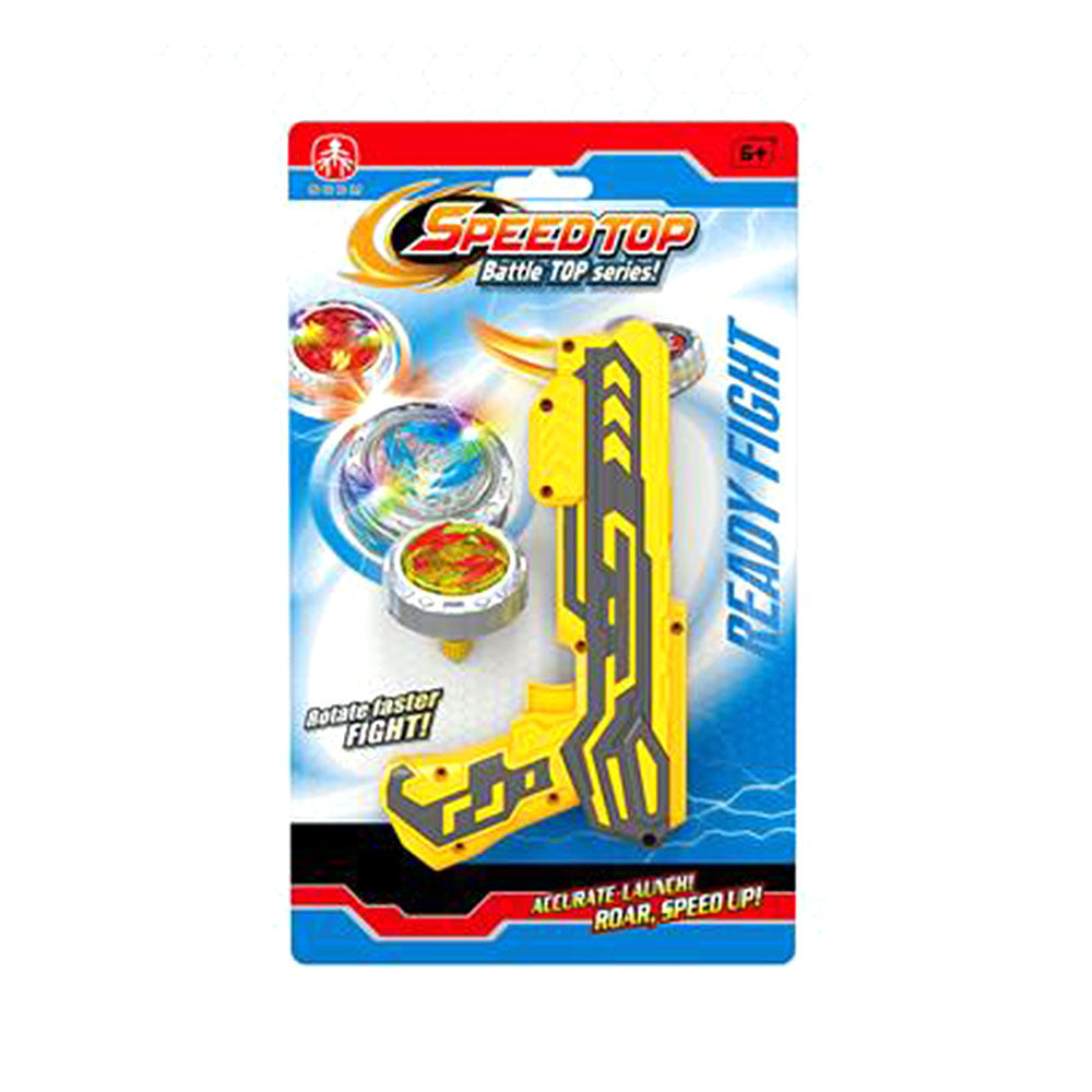 Pištolj sa zvrkom Speed Top – Battle TOP set Crvena
