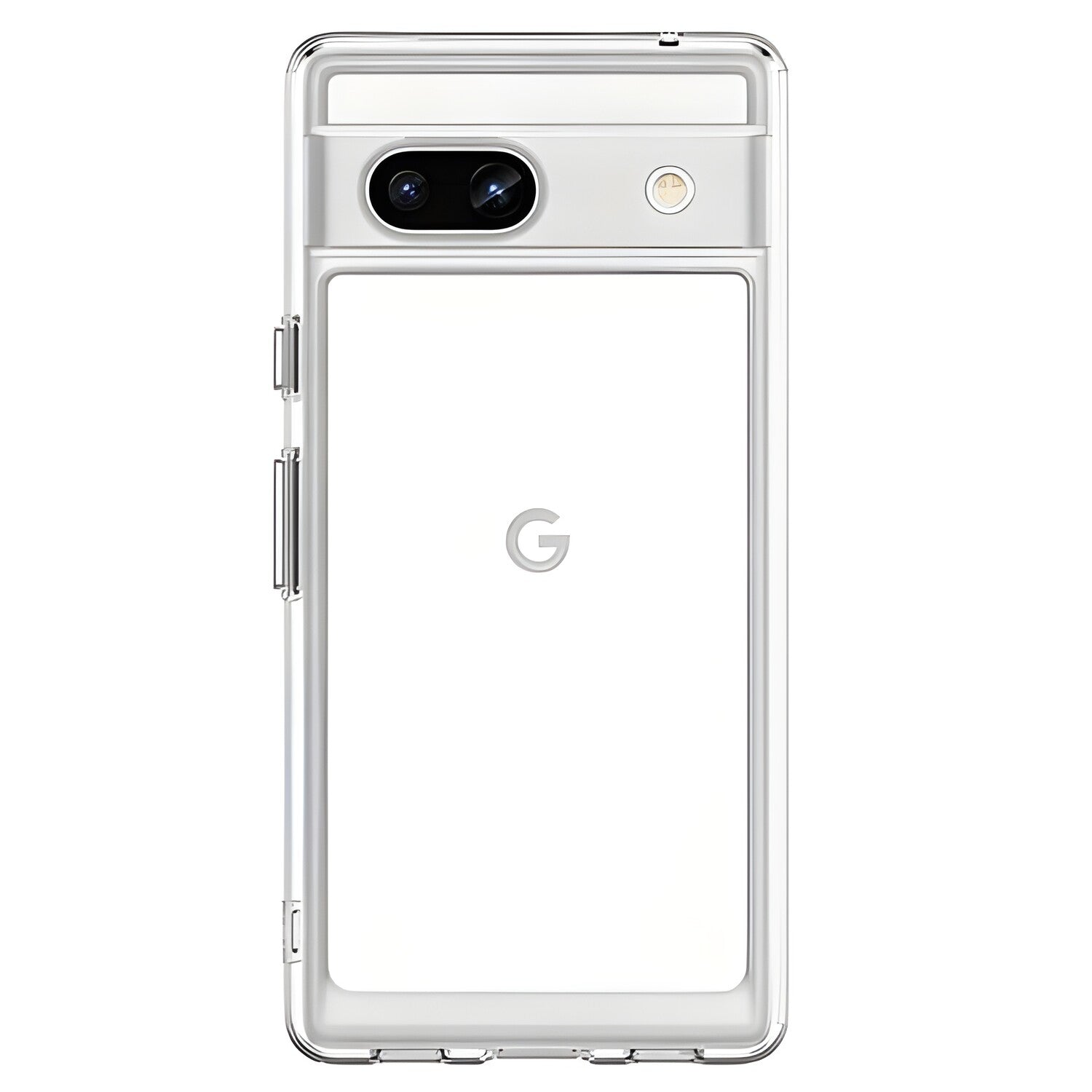 Silikonska futrola s ojačanim rubovima za Google Pixel 9 Pro - Prozirna KP30963