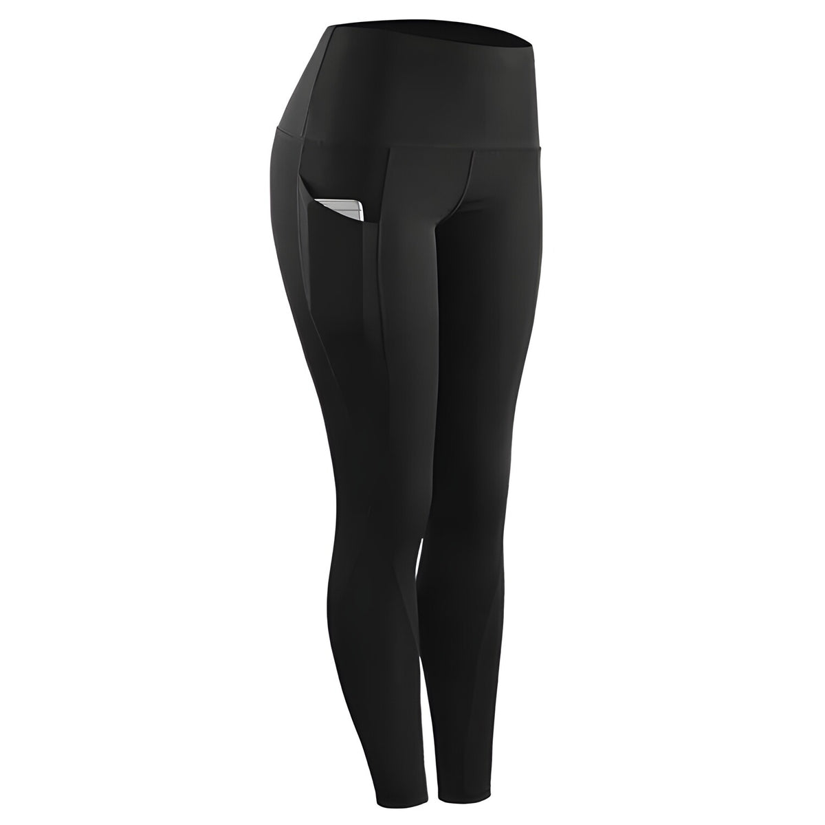 Damske Tajice PO-15685 - Crna / XXL KP15685