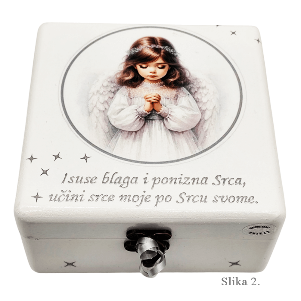 Darilo za prvo sveto obhajilo, ki pusti trajen pečat v srcih - 2. 16x16x10cm -165209