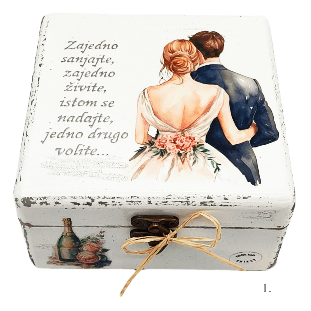🎁 Darilo z ljubeznijo – Škatle spominov za poroke in obletnice - 1. - 165186