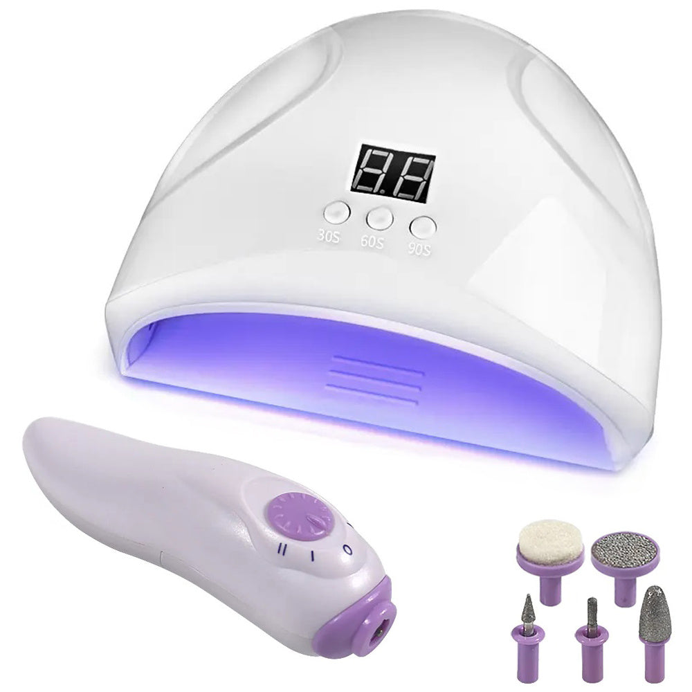 LED lampa + brusilica za nokte Hybrid 2u1