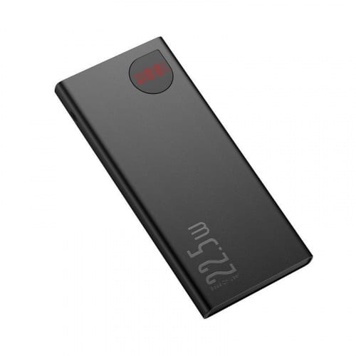 POWERBANK BASEUS ADAMAN 10000MAH KOVINSKI QC 3.0 PD HUAWEI SCP 22,5W ČRN