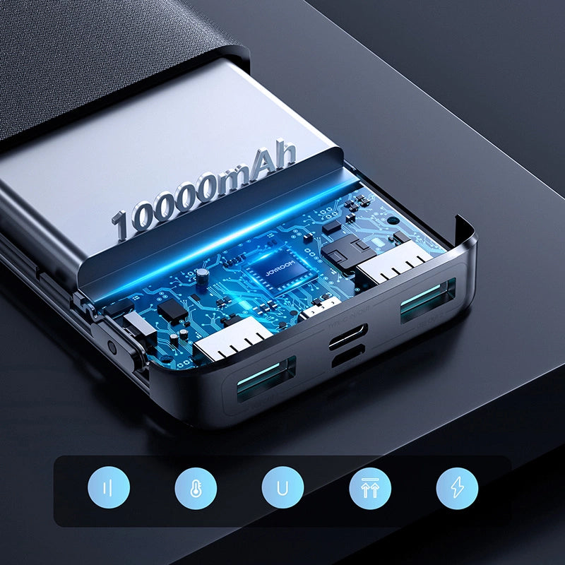 Powerbank Joyroom JR-QP191 10000mAh 22.5W QC + PD črn
