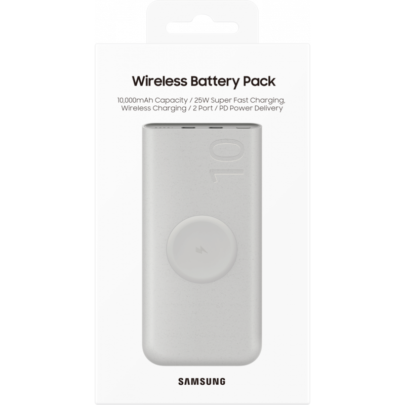 Powerbank Samsung 10000mAh 25W PD + bežično punjenje EB-U2510XUEGEU