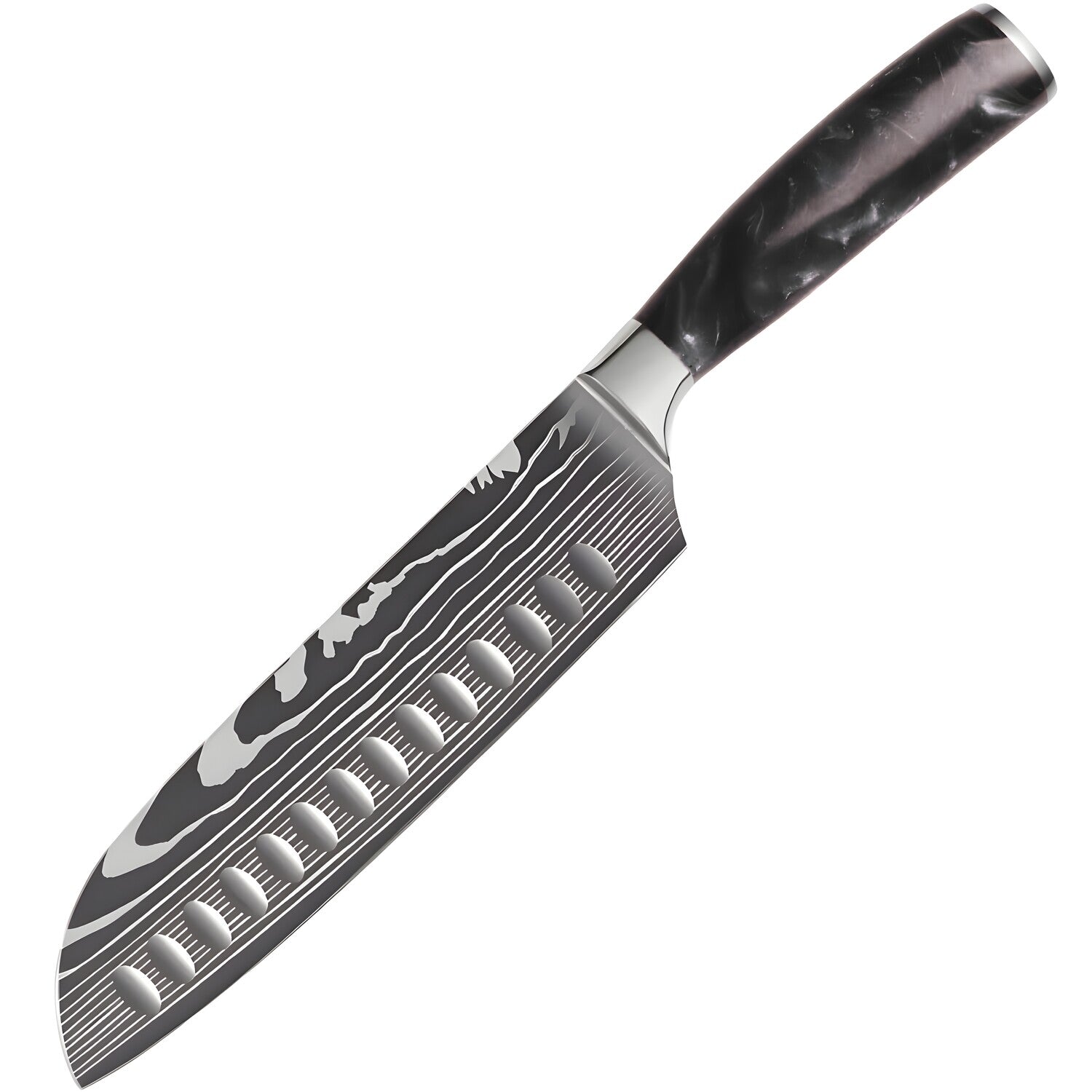 Kuhinjski nož BL-39298 - Santoku / Crna KP39298