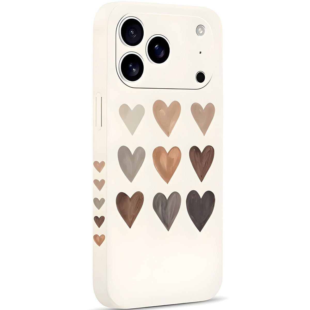Pnakqil zaštitna futrola Hearts za Apple iPhone 17 Pro Max - Bež