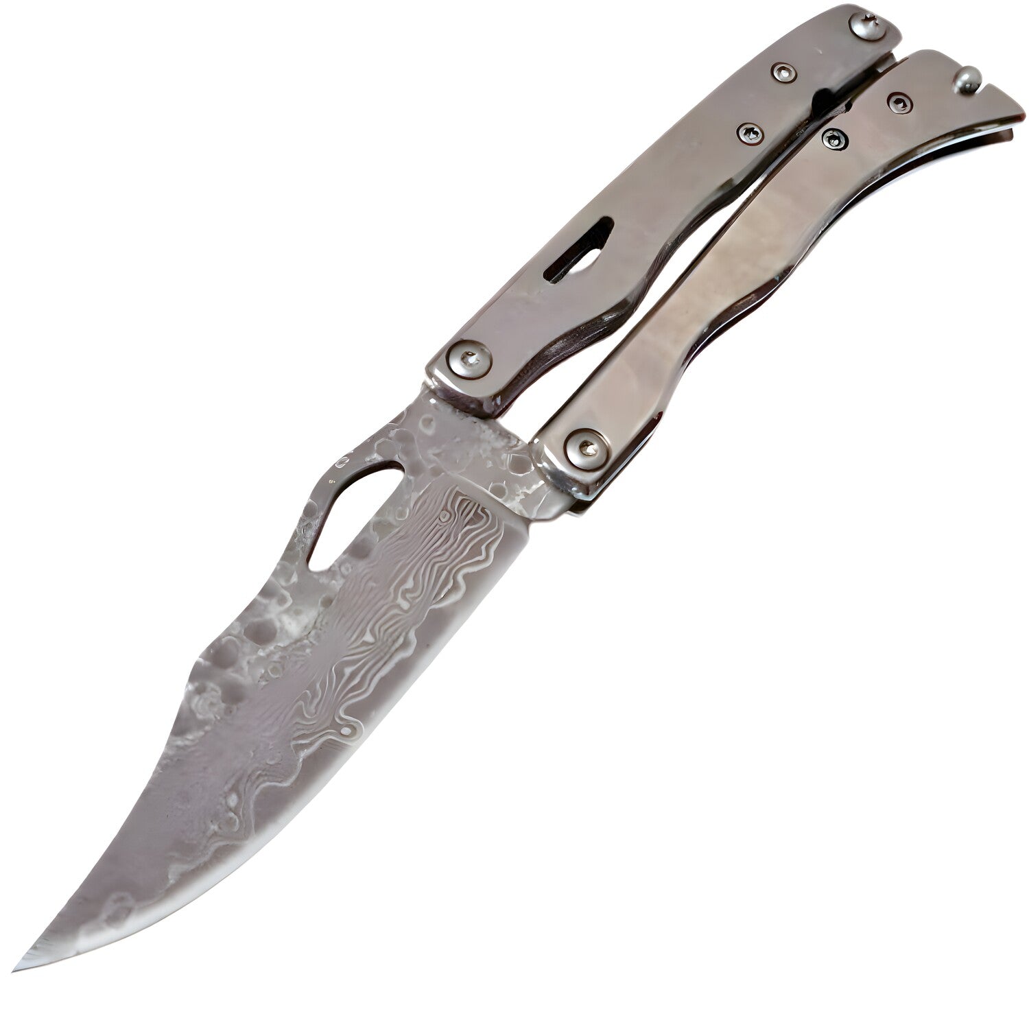 Outdoor Damaški Sklopivi Nož C5985 - Srebrna KP39961