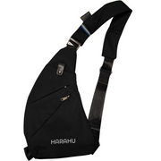 Muška Crossbody Torba HARAHU Flow - Crna KP40327