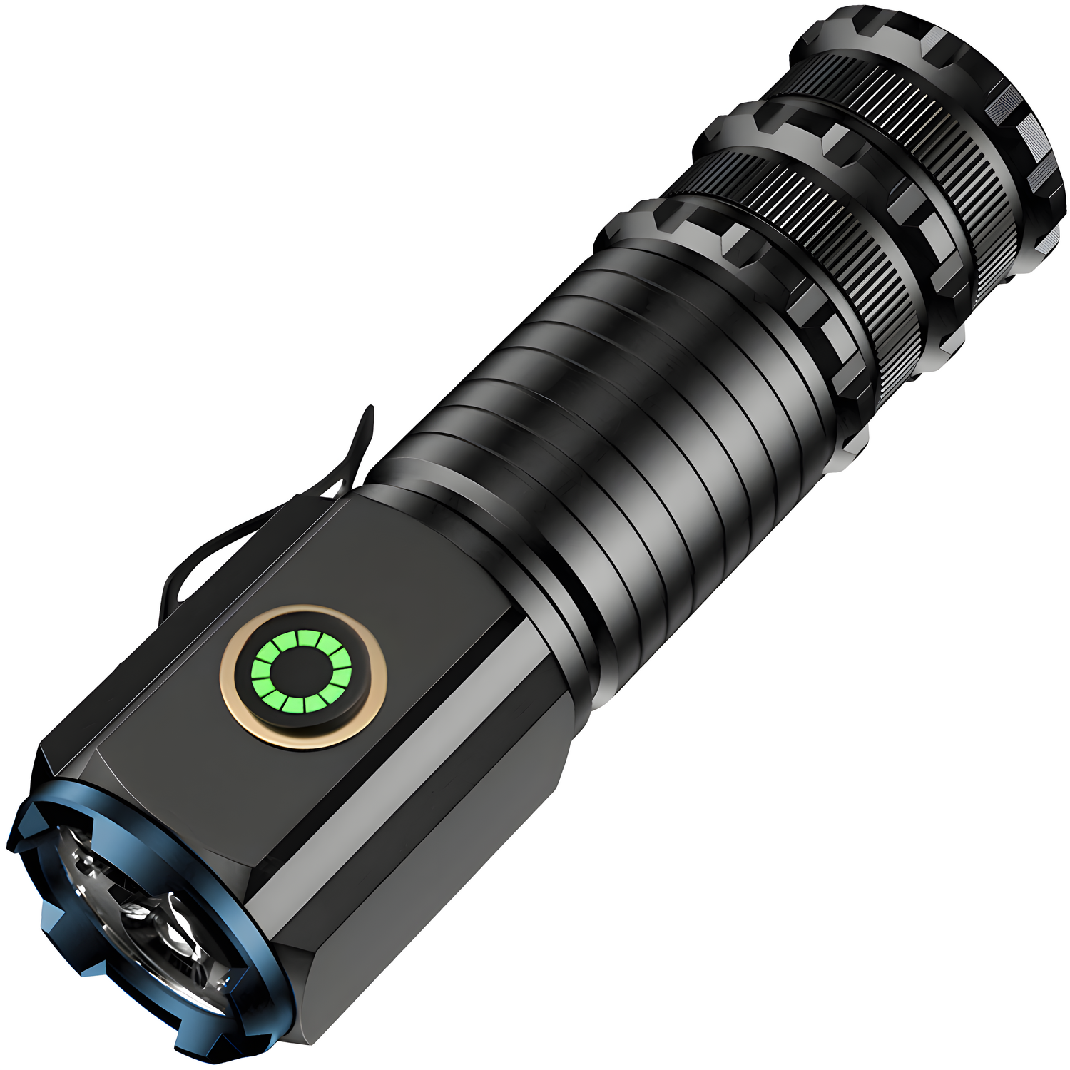 Taktička LED svjetiljka s magnetom - Crna KP40348