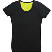 Ženska Neoprenska Fitness Majica FS - 40451 - Crna / Žuta / XXL KP40451