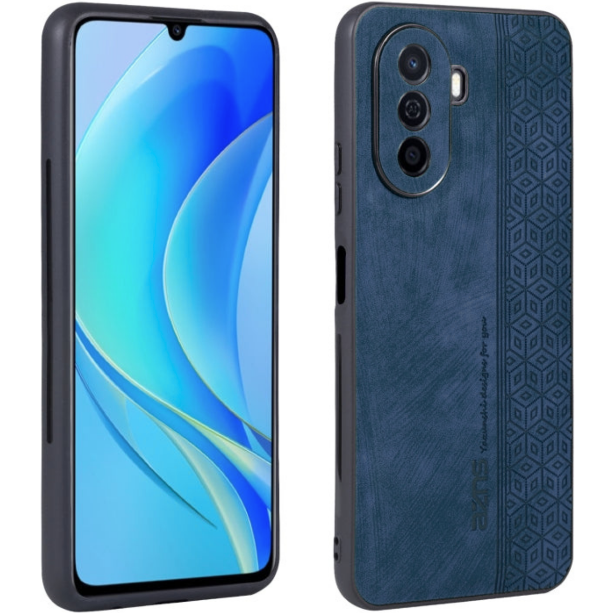 Torba Embossed Case za Huawei Nova Y70 - Plava