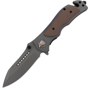 Outdoorovski nož HC - 40801 - Siva / Smeđa KP40801