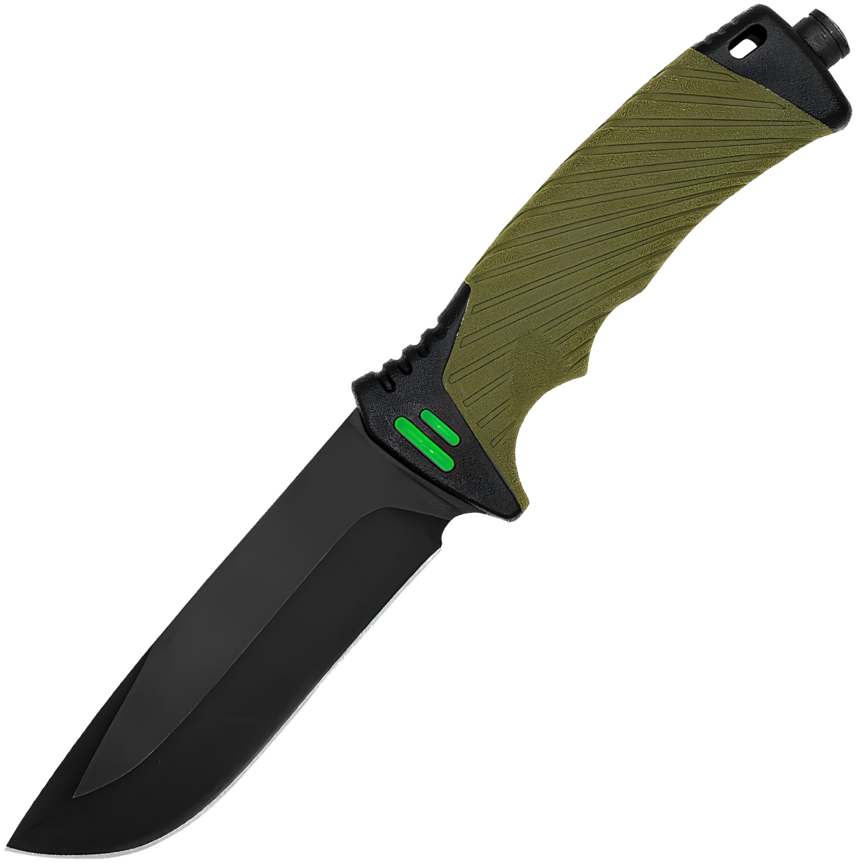 Outdoorovski nož KT - 41079 - Zelena / Crna / Tip 2 KP41079