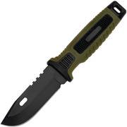 Outdoorovski nož RV - 41082 - Zelena / Crna KP41082