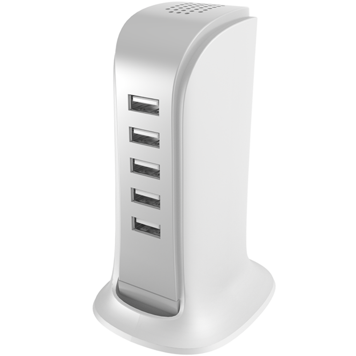 Punjiva stanica Dudao A5EU 25W 5x USB s kabelom za napajanje - Bijela KP41396