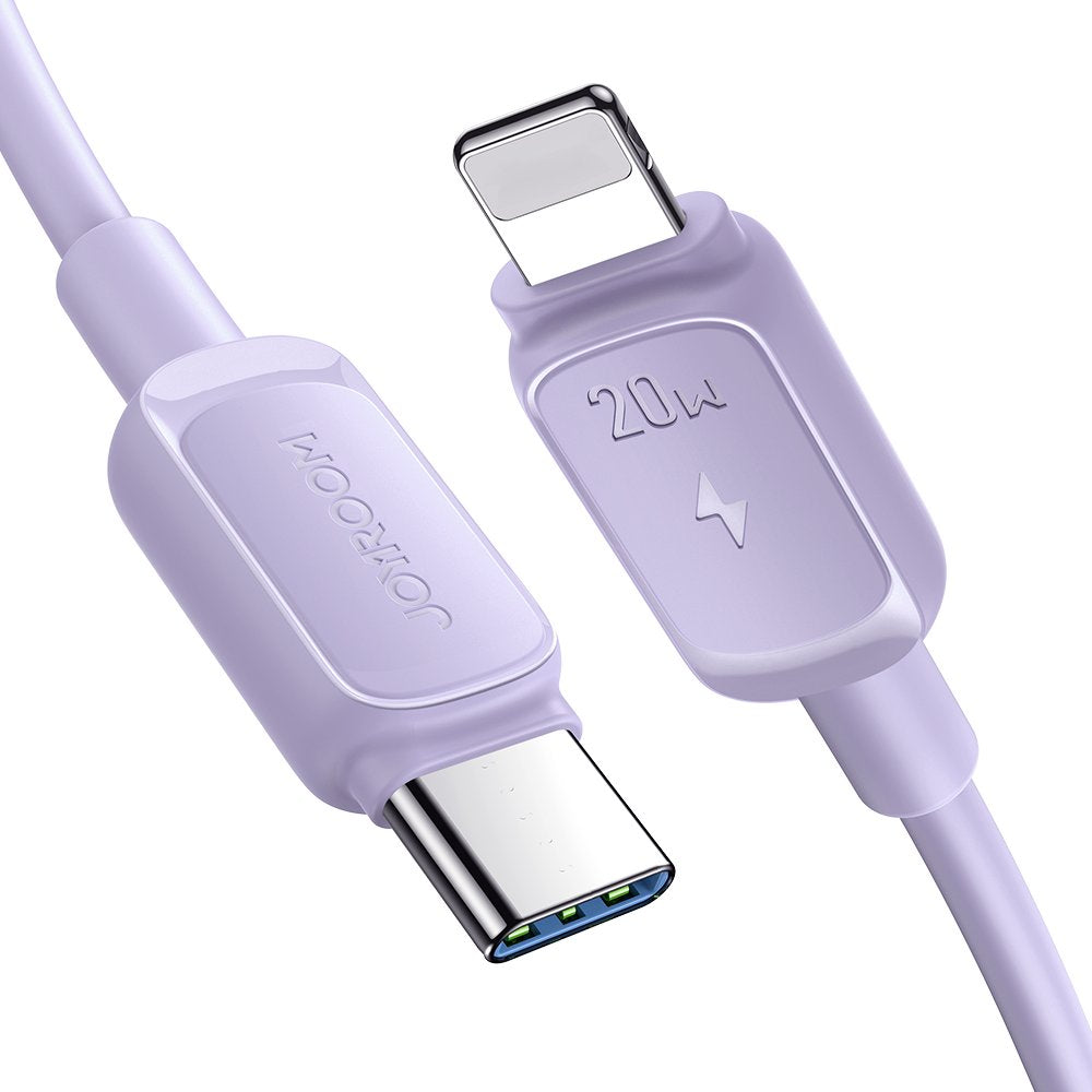 Kabel za punjenje Joyroom Multi - Color Series A14 USB - C / Lightning 20W - Ljubičasta / 1.2m KP41446