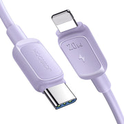 Kabel za punjenje Joyroom Multi - Color Series A14 USB - C / Lightning 20W - Ljubičasta / 1.2m KP41446