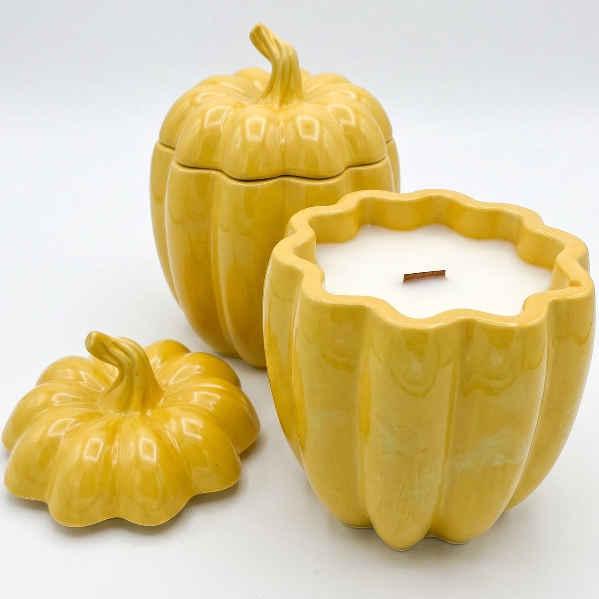 Svijeća Zrela Bundeva - Žuta / Apple Crumble / XL KP41536