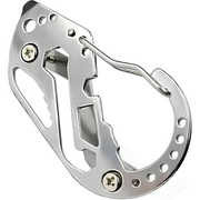 Višenamjenski karabiner za ključeve - Srebrni KP41560