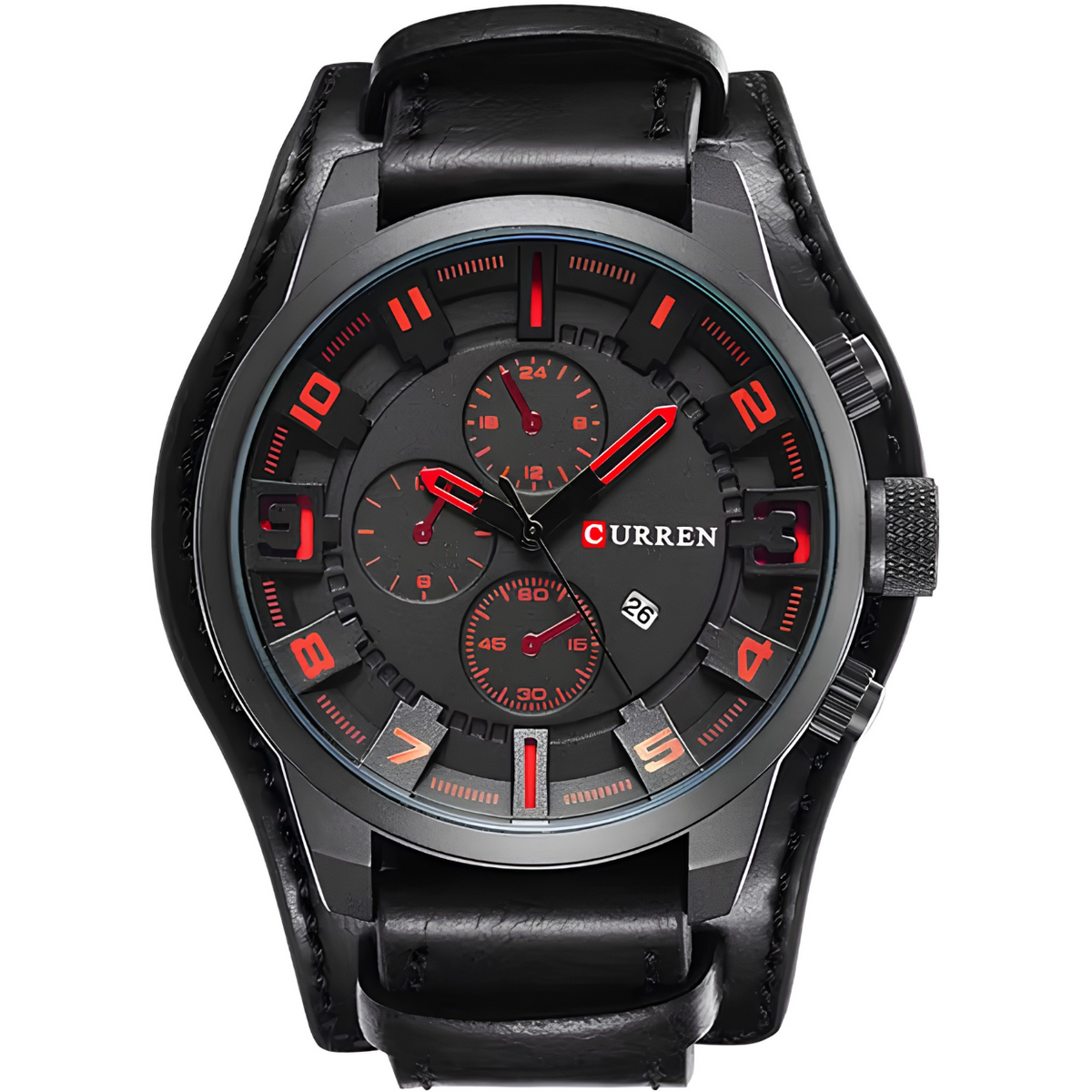 Sat CURREN NI-41614 - Crni / Crveni KP41614
