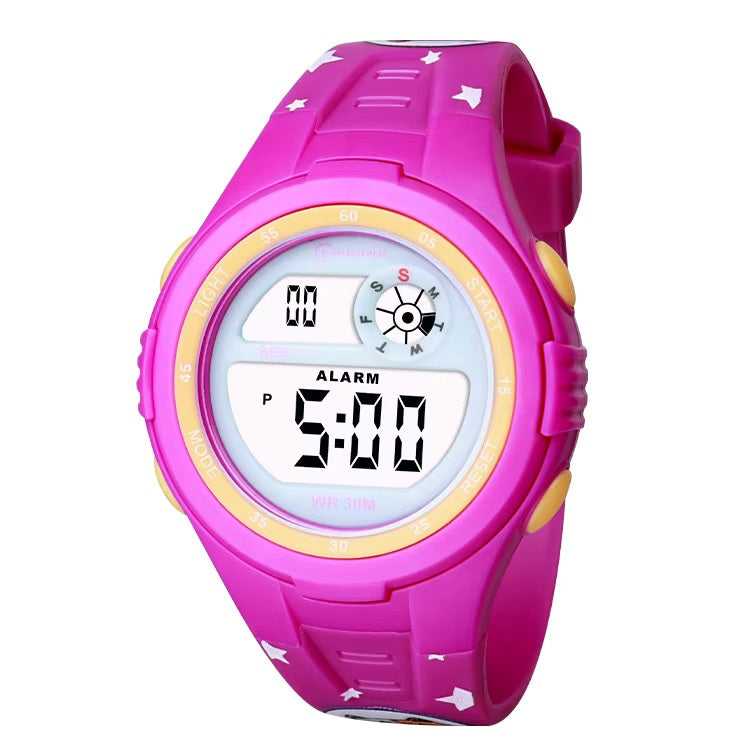 Dječji digitalni sat MINGRUI DE-41744 - Ružičasti KP41744