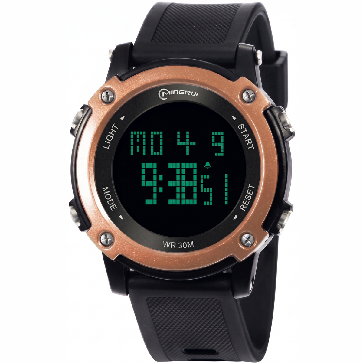 Digitalni sat MINGRUI DK-41764 - Crni / Ružičasti KP41764