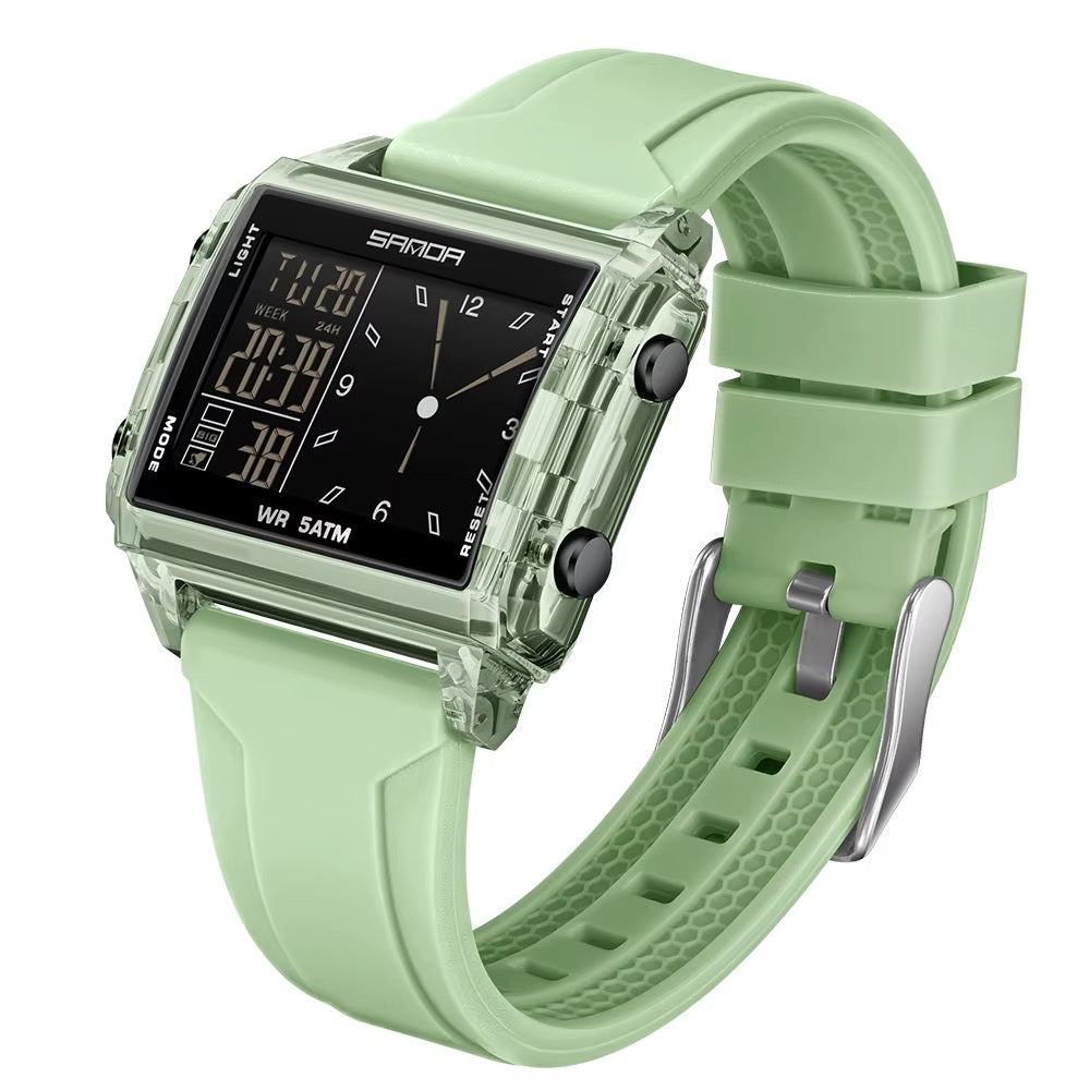 Digitalni sat SANDA FA-41869 - Zelena KP41869