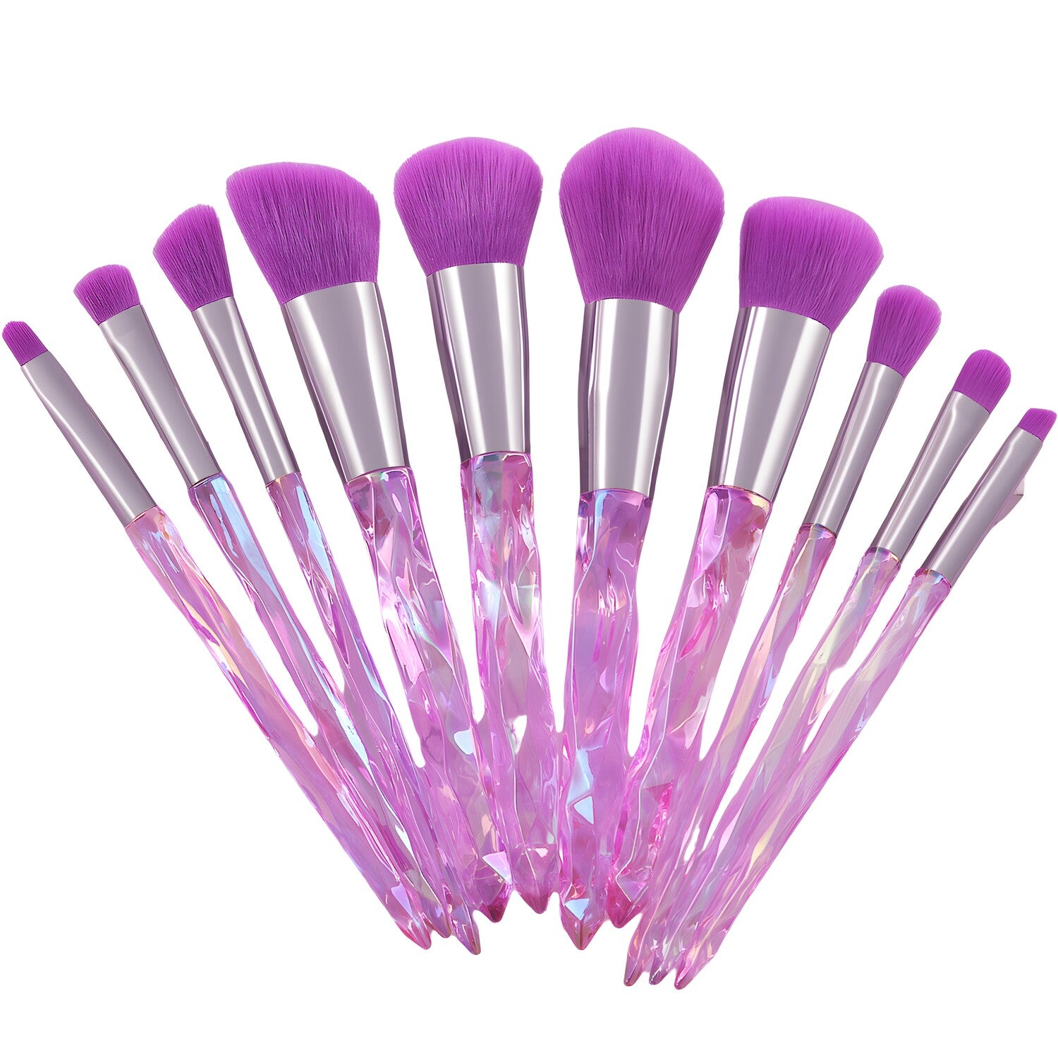 Set kistova za šminkanje KR - 40041 - Ružičasta / 10kom KP40041