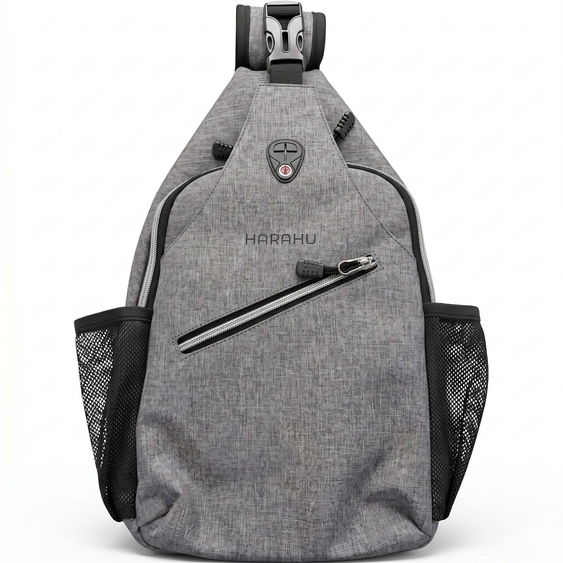 Muška Crossbody Torba HARAHU Signature - Siva KP40318