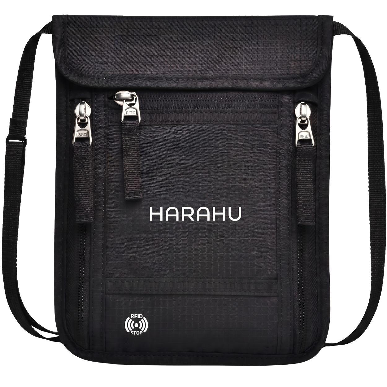 Muška Crossbody Torba s RFID HARAHU Legacy - Crna KP40365