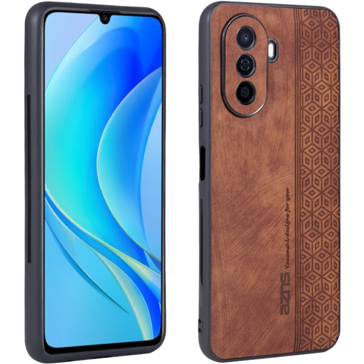 Torba Embossed Case za Huawei Nova Y70 - Smeđa KP40594