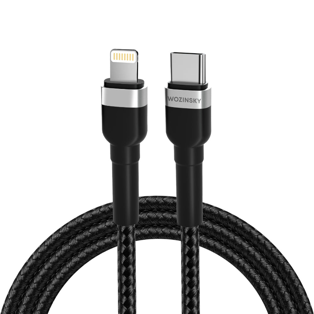 Kabel za punjenje Wozinsky WNBCL2 USB - C / Lightning PD 30W - Crna / 2m KP41459
