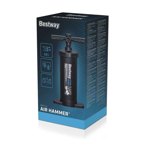 Pumpa za madrace Air Hammer 2,8L s 3 adaptera