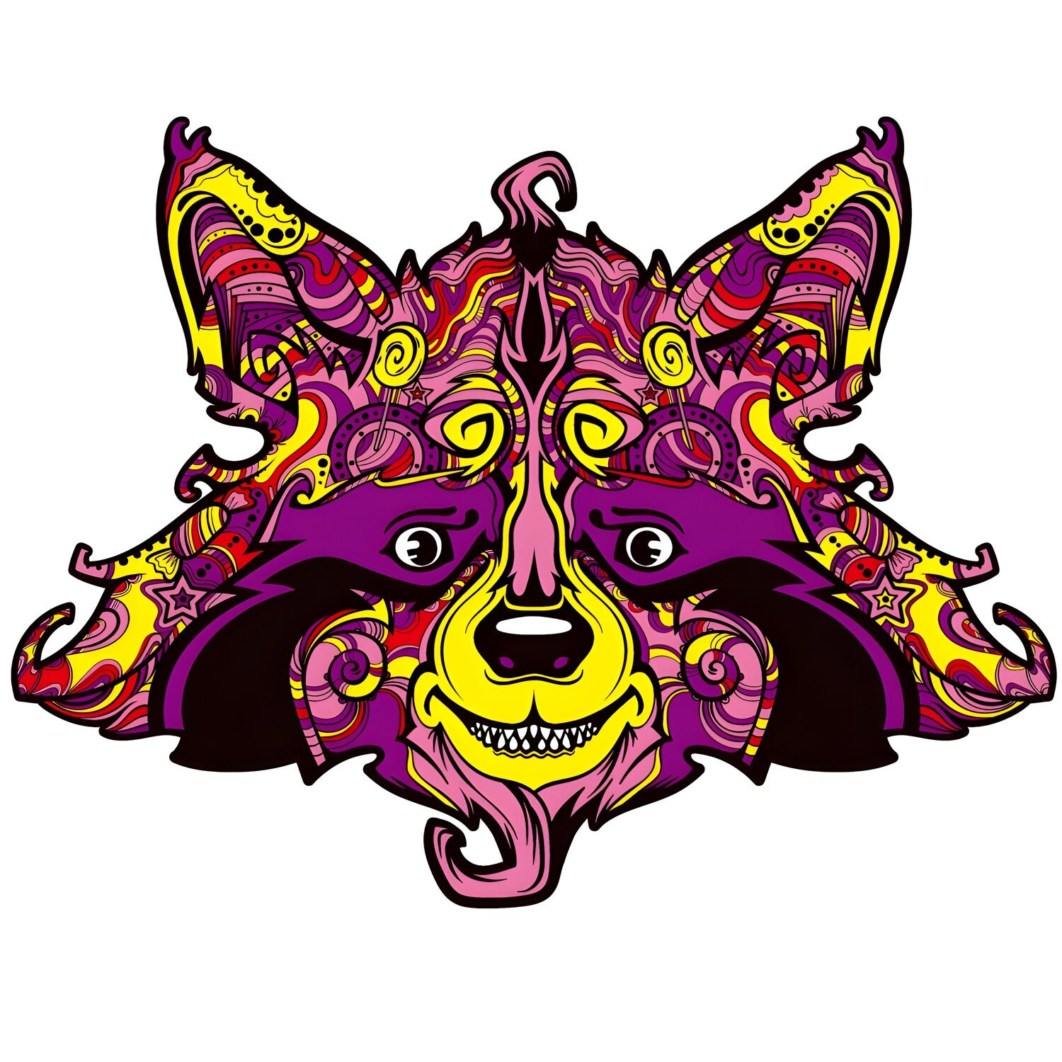 Drvene puzzle - Raccoon / M KP21964