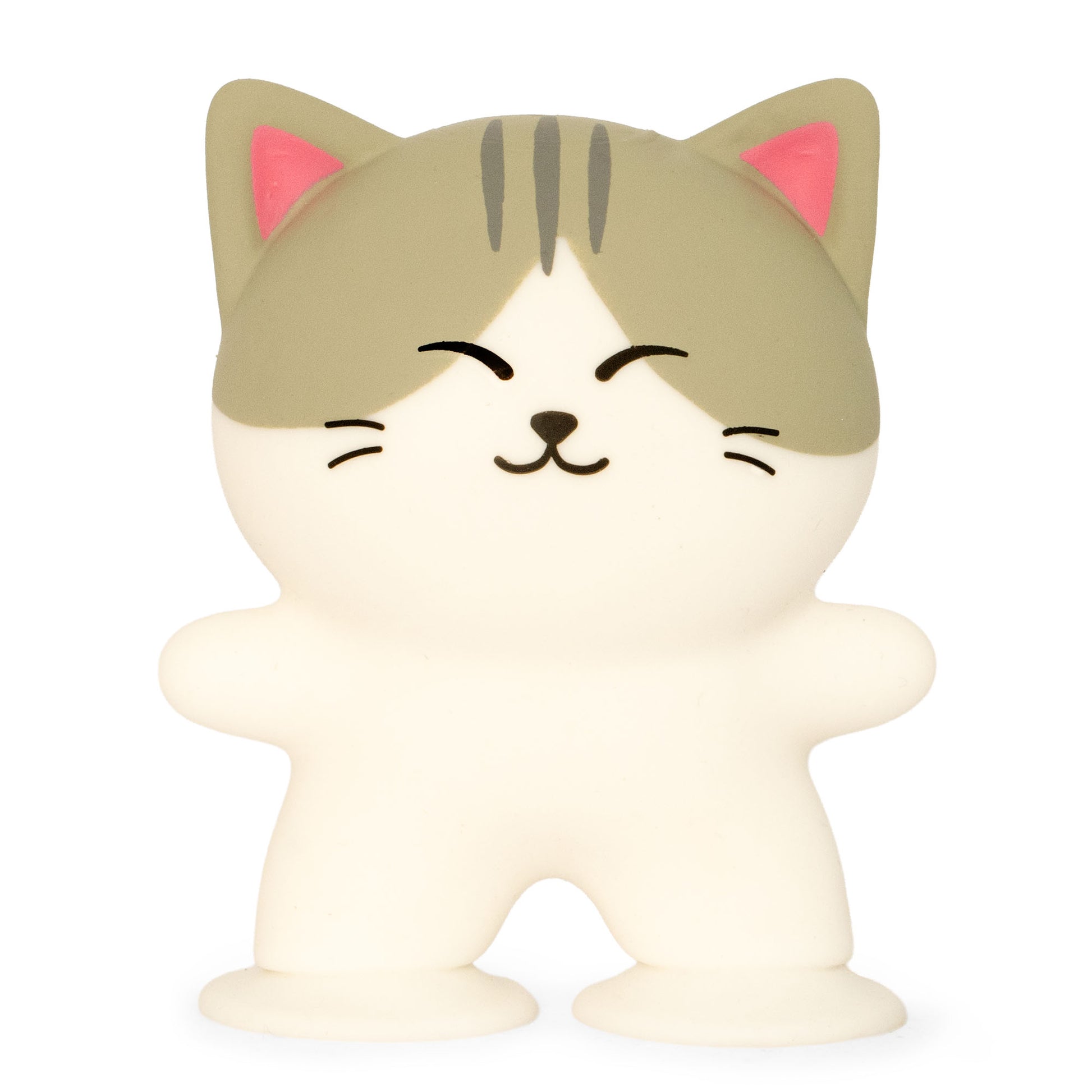 SQUISHY Stuck Cat 9,5 cm – Ljepljiva antistres mačkica za djecu Bijela