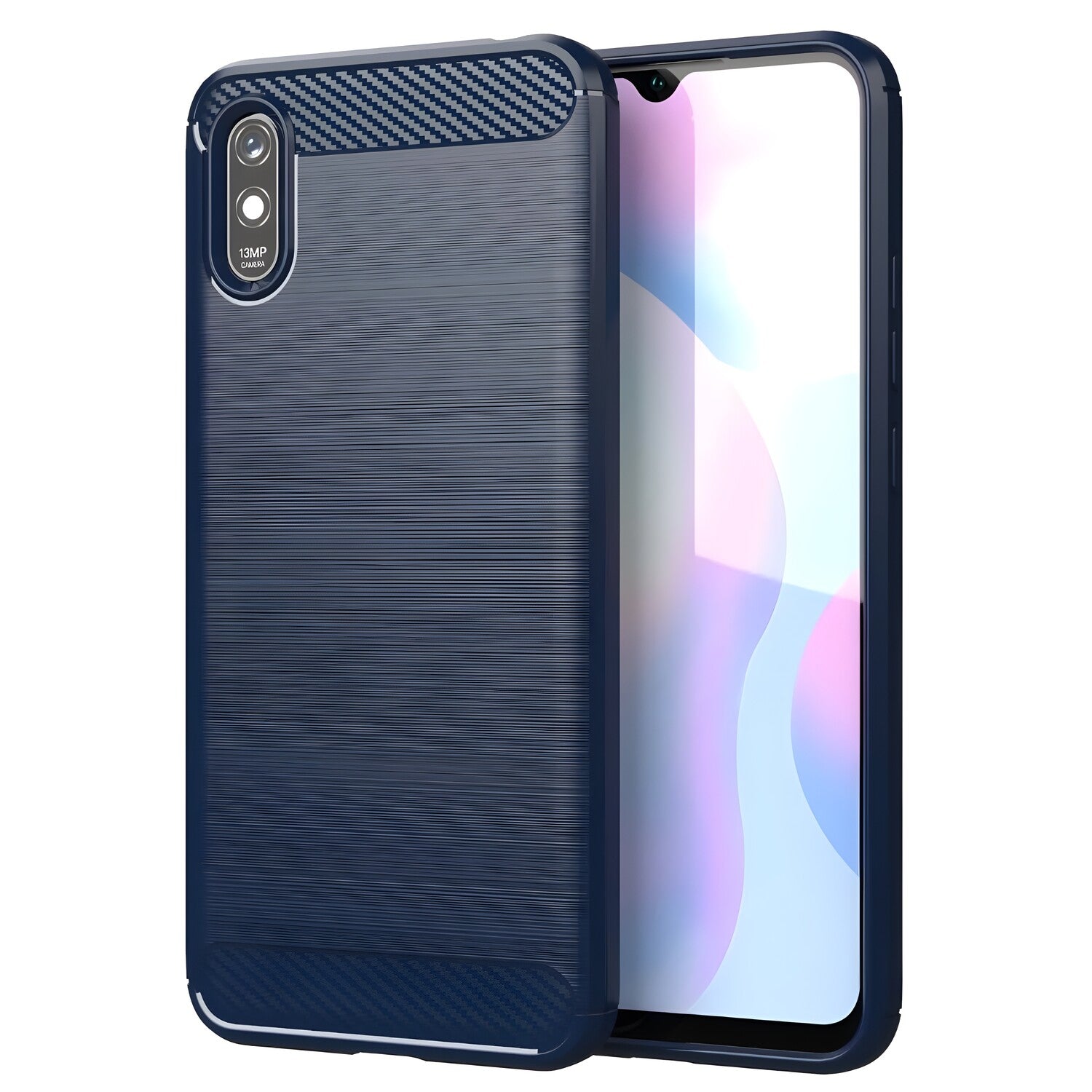 Futrola Carbon Shield TPU za Xiaomi Redmi 9A - Plava KP9440