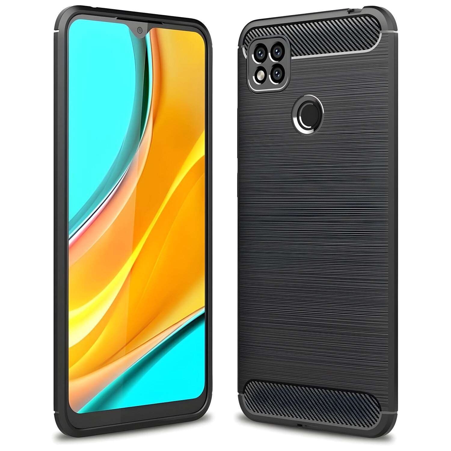 Futrola Carbon Shield TPU za Xiaomi Redmi 9C - Crna KP9442