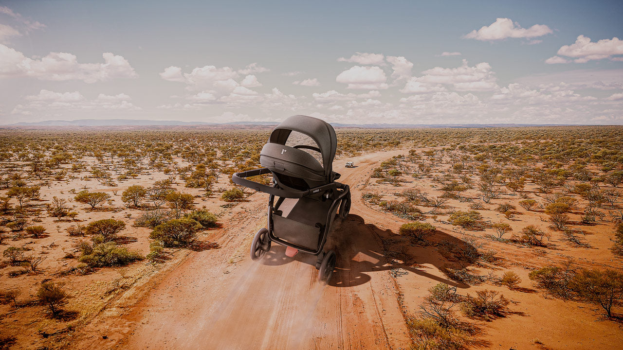 REDSBABY ONIX kolica, Platinum Black Twill 3u1 B