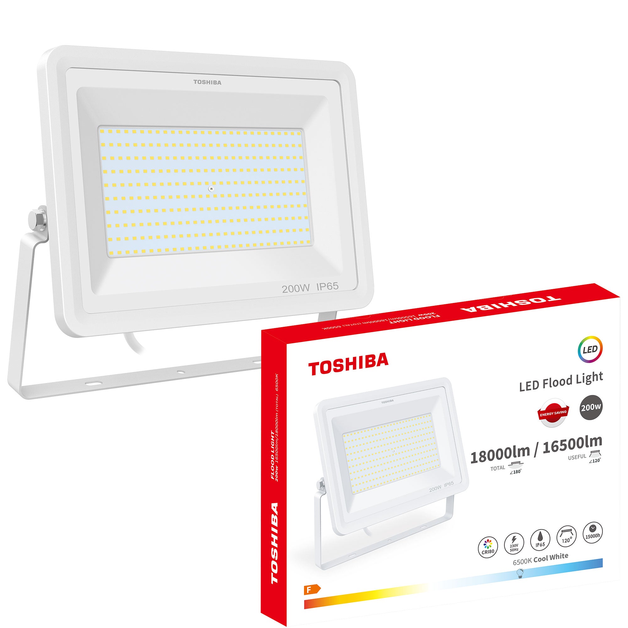 Reflektor LED SMD 200W 6500K IP65 bijeli TOSHIBA