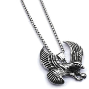 Ogrlica Eagle - Srebrna KP33484