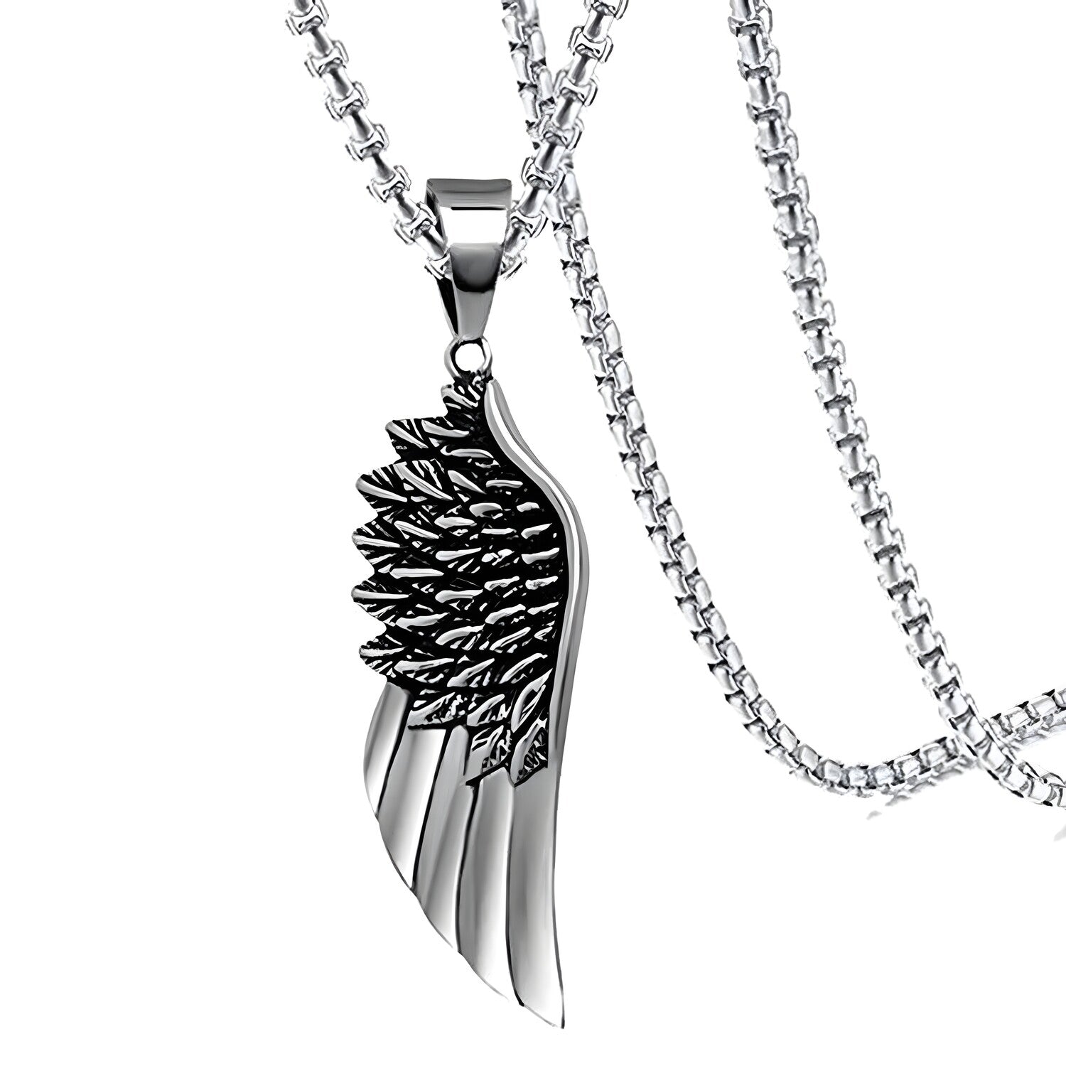 Ogrlica SI-33481 Wings - Srebrna KP33481